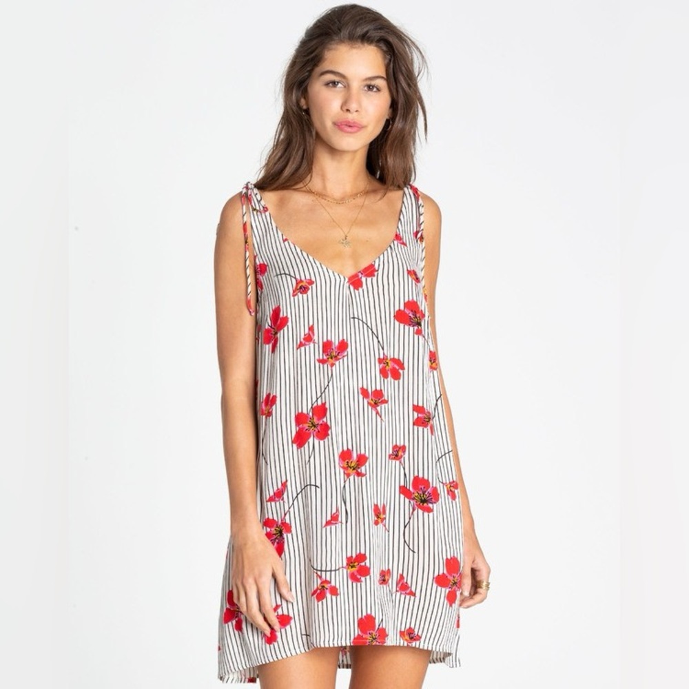 Billabong High Tied Dress Mini Floral Small
